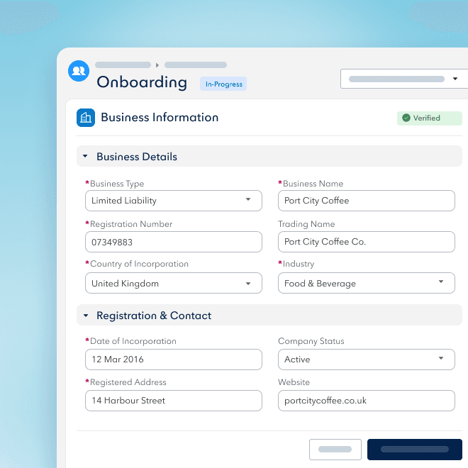 Onboarding UI