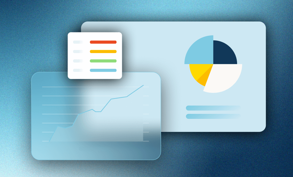 solution data chart decorative 07