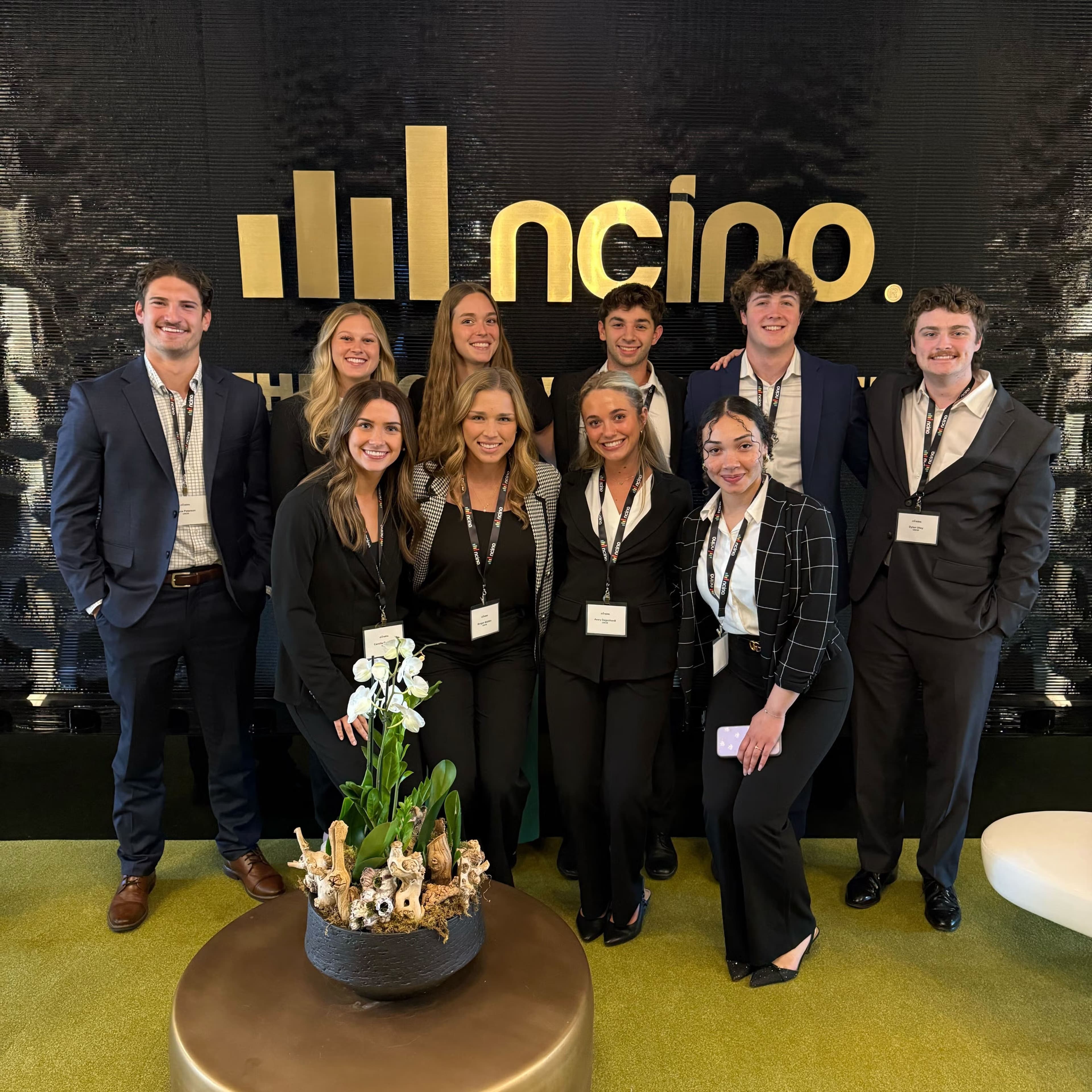 UNCW Students at nCino Headquarters