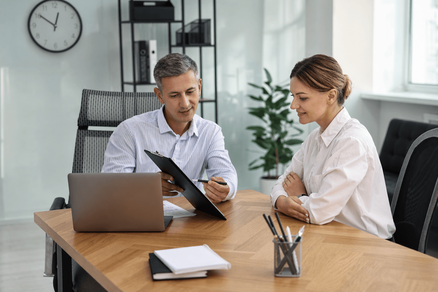 Stock-Banker-Client-Conversation