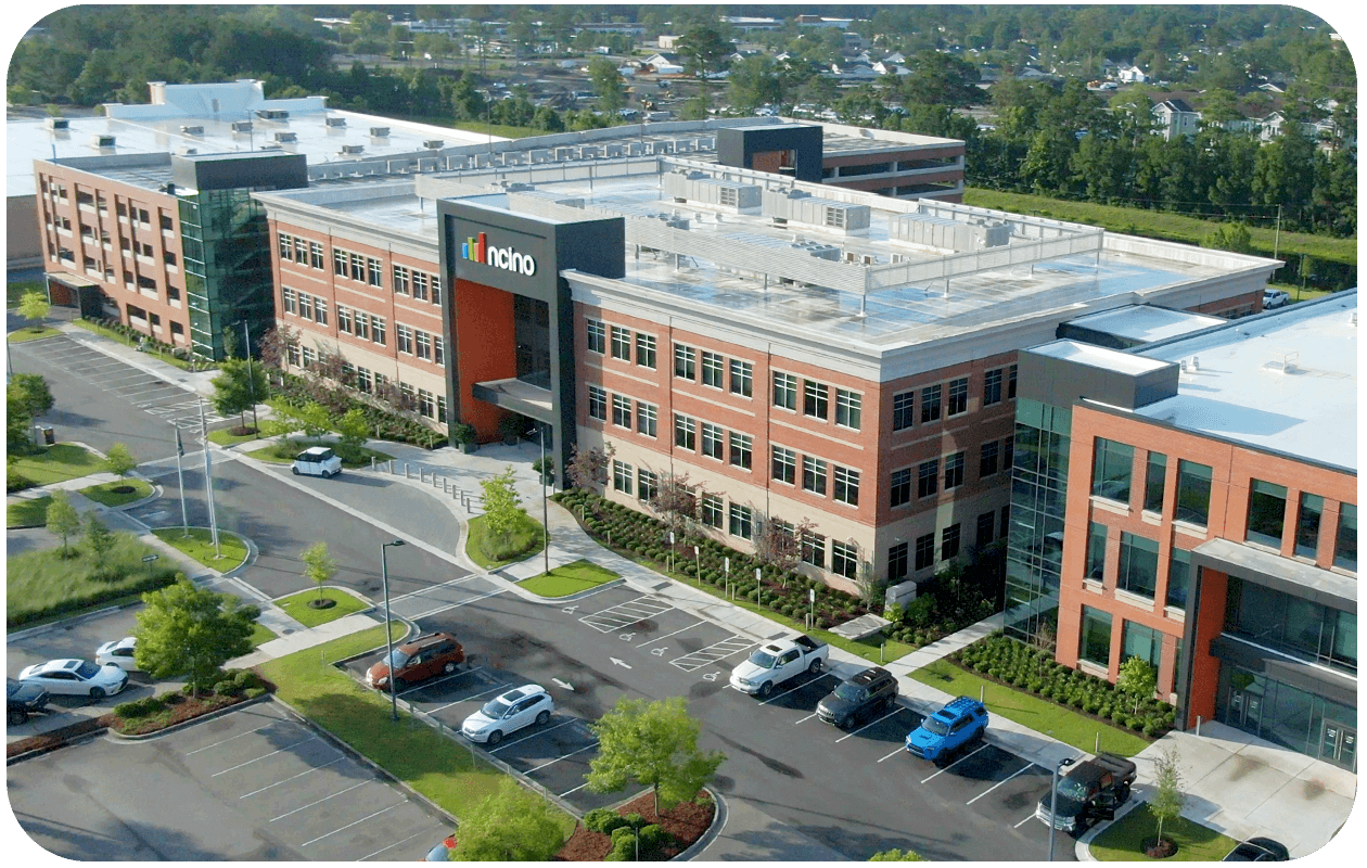 Aerial view of the nCino HQ