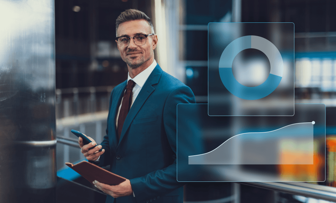 Banker experiencing a seamless process