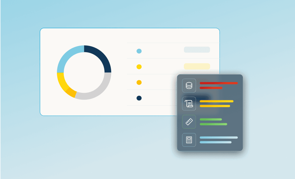 solution data chart decorative 06