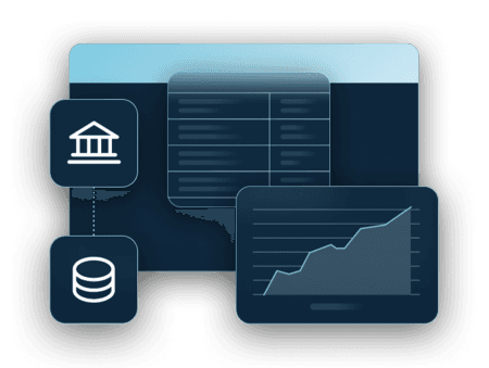 Decorative - glassmorphic banking user interface